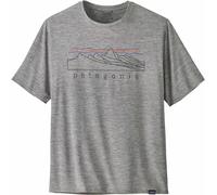 Patagonia - Breathable T-shirt - M's Cap Cool Daily Graphic Shirt Stratapeaks: Feather Grey for Men - Size XXL Grey XXL