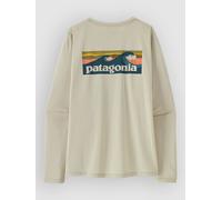 Patagonia Cap Cool Daily - Boardshort Logo Longsleeve dyno white S