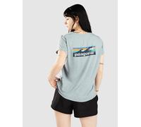 Patagonia Capilane Cool Daily Graphic Short Sleeve T-shirt Green Women - L