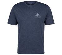 Patagonia - M's Cap Cool Daily Graphic Chouinard Crest Smolder Blue X Dye - S - Tee-Shirt