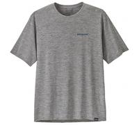 Patagonia Cap Cool Daily Graphic Shirt - Men's Boardshort Logo Abalone Blue: Feather Grey XS