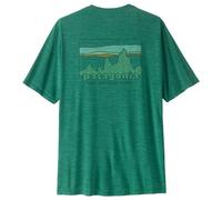 Patagonia Cap Cool Daily 73 Skyline short sleeve t-shirt green - L