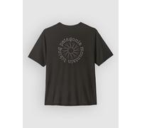 Patagonia - Cap Cool Daily Shirt Spoke Stencil - Sport shirt size L, black