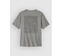 Patagonia - Breathable and lightweight hiking T-shirt - M's Cap Cool Daily Shirt Strataspire Feather Grey for Men in Recycled Polyester - Size S Grey S