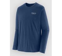 Patagonia Cap Cool Merino Blend Graphic Base Layer Top clement blue XS