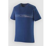 Patagonia - Cap Cool Merino Graphic Shirt - Merino shirt size S, blue