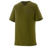 Patagonia - Cap Cool Merino Graphic Shirt - Merino shirt size M, olive