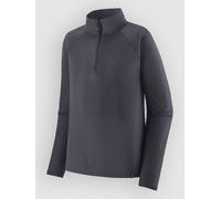 Patagonia Cap Mw Zip Neck Base Layer Top smolder blue M