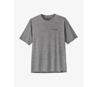 Patagonia Capilane Cool Daily Graphic Short Sleeve T-Shirt Grey Blue - XS
