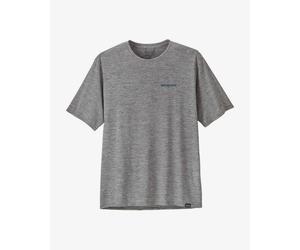 Patagonia Capilane Cool Daily Graphic Short Sleeve T-Shirt Grey Blue - XS