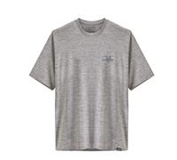 Patagonia - Walking clothing - M's Cap Cool Daily Graphic Shirt '73 Skyline/Feather Grey for Men Grey L