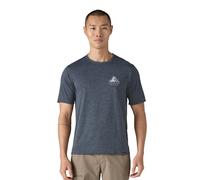 Patagonia - M's Cap Cool Daily Graphic Chouinard Crest Smolder Blue X Dye - XL - Tee-Shirt
