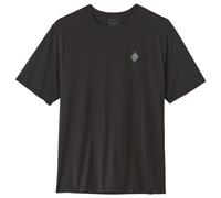 Patagonia - Capilene Cool Daily Shirt Hut Tripper - Sport shirt size S, black