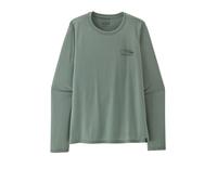 PATAGONIA W's L/s Cap Cool Trail Shirt - Stratapeaks - Men - Green - size M- model 2027 M