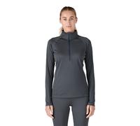 Patagonia Capilene Midweight Zip Neck Women's Top | UK M in Smolder Blue