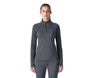 Patagonia Capilene Midweight Zip Neck Women's Top | UK M in Smolder Blue