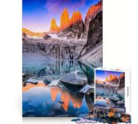 Patagonia Chile Hard Jigsaw Puzzle for Adults 1000 Pieces Smart Game Home Enjoy Image Assembly Festive Gift (38x26cm)