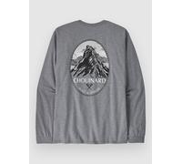 Patagonia Chouinard Crest Responsibili Long Sleeve T-S gravel heather M
