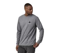 Patagonia - L/S Chouinard Crest Responsibili-Tee - Longsleeve size XL, grey