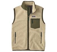 Patagonia - Windbreaker sleeveless fleece - M's Classic Retro-X Vest Dark Natural w/Basin Green for Men - Size M - Beige Beige M