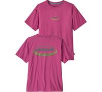 Patagonia - Comfortable and versatile organic cotton T-shirt - M's '95 Oval Logo T-Shirt Faded Magenta for Men - Size L - Purple Purple L