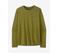 Patagonia Cool Daily Long Sleeve T-Shirt Khaki Green - S