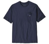 Patagonia - Daily Pocket Tee - T-shirt size S, blue