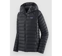 Patagonia - Women's Down Sweater Hoody - Down jacket size S, black/grey