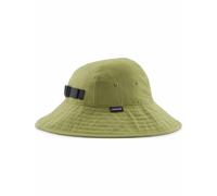 Patagonia - Durable water-repellent hiking hat - K's Trim Brim Hat Buckhorn Green in Nylon - Kid Size S Green S