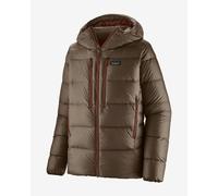 Patagonia Fitz Roy Down Hooded Jacket Brown - L