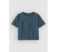 Patagonia Fitz Roy Massif Easy Cut Pocket T-Shirt summit blue M