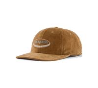 Patagonia - Flat peak cap in organic cotton - Corduroy Cap '95 Oval Logo Coriander Brown for Men Brown one size