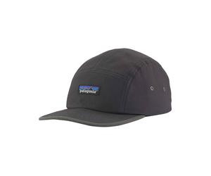 Patagonia - Flat peak cap in organic cotton- Unisex - Maclure Hat P-6 Label/Ink Black for Men Black one size