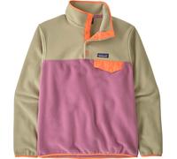 Patagonia - Fleece with stand-up collar and press studs - W's LW Synch Snap-T P/O Light Violet for Women in Recycled Polyester - Size L - Purple Purple L