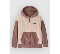 Patagonia - Kid's Full-Zip Hoody Sweatshirt - Training jacket size L, brown