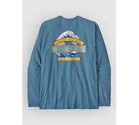 Patagonia Great Waves Responsibili- Long Sleeve T-Shir shore blue S