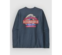 Patagonia - L/S Great Waves Responsibili-Tee - Longsleeve size S, blue