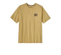 Patagonia Great Waves Responsibili-Tee Men's T-Shirt | UK M in Lynx Tan