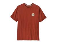 Patagonia Great Waves Responsibili-Tee Men's T-Shirt | UK M in Rusty Red