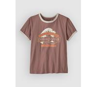 Patagonia Great Waves Ringer T-Shirt moonrise taupe S
