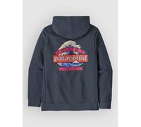 Hooded Sweatshirt Patagonia Great Waves Uprisal Bleu L