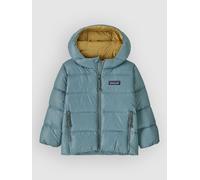Patagonia Hi-Loft Down Sweater Hooded Kids Jacket blue sage T02