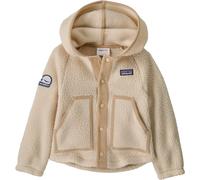 Patagonia - High-neck fleece - Baby Retro Pile Jkt Live Simply Whale Patch: Dark Natural - Kid Size 4 y - Beige Beige 4 y