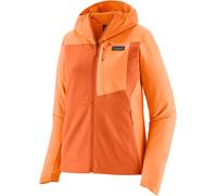 Patagonia - Hiking Jacket - W's R1 CrossStrata Hoody Rock Melon for Women - Size M - Orange Orange M