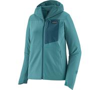 Patagonia - Hiking Jacket - W's R1 CrossStrata Hoody Wetland Blue for Women - Size 55,5 Blue 55.5