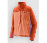 Womens 1/2 Zip Windbreaker Patagonia Houdini Stash Orange S