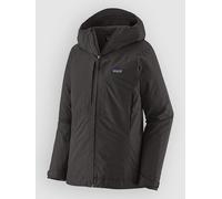 Patagonia - Women's Insulated Boulder Fork Rain Jacket - Waterproof jacket size L, black/grey