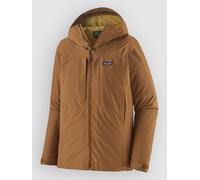 Patagonia - Insulated Boulder Fork Rain Jacket - Waterproof jacket size L, brown