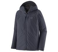 Patagonia - Insulated Boulder Fork Rain Jacket - Waterproof jacket size XS, blue/grey