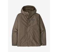 Patagonia Jackson Glacier Hooded Rain Jacket Brown - L